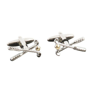 Pair of Cufflinks - Golf Clubs