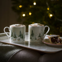 Load image into Gallery viewer, Mug Standard Scene Christmas Stags
