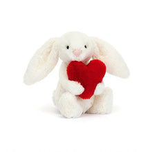 Load image into Gallery viewer, Bashful Red Love Heart Bunny Little
