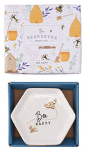 Load image into Gallery viewer, The Bee Keeper &#39;Bee Happy&#39; Trinket Dish
