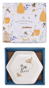 The Bee Keeper 'Bee Happy' Trinket Dish