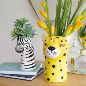 Leopard Vase