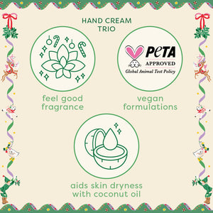 Cath Kidston Christmas Legends Hand Cream Trio (3x30ml)