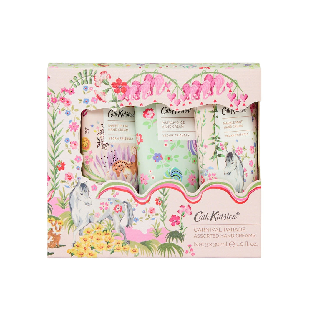 Cath Kidston Carnival Parade Assorted Hand Creams (3x30ml)