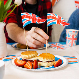 Royal Coronation Union Jack Flag Food Flag