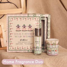Load image into Gallery viewer, CK WILD FLOWERS WILD WOMEN Home Fragrance Duo (Candle 70g (100% Veg Wax) &amp; Room Spray 30ml)
