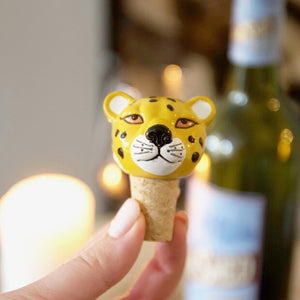 Leopard Bottle Stopper