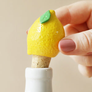 Lemon Bottle Stopper