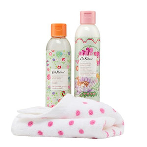 Cath Kidston Carnival Parade Bath Gift Set (Body Wash 200ml, Body Lotion 200ml & Hand Towel 30 x 30cm)