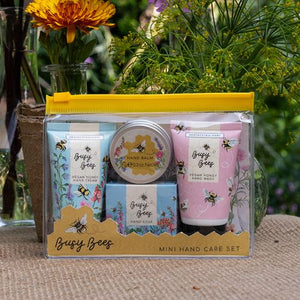 Busy Bees Mini Hand Care Set (Hand Cream 30ml, Hand Wash 30ml, Hand Soak 30g & Hand Balm 9g)