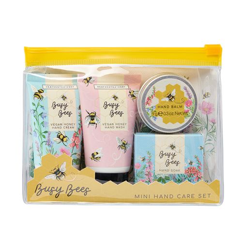 Busy Bees Mini Hand Care Set (Hand Cream 30ml, Hand Wash 30ml, Hand Soak 30g & Hand Balm 9g)