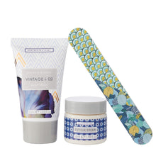 Load image into Gallery viewer, Vintage and Co Braids and Blooms Nail Care Set
