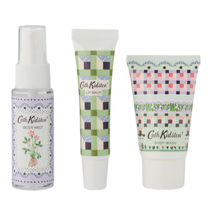 Cath Kidston  Roots & Raindrops Feel Like a Star Tin (Body Wash 30ml, Body Spray 30ml, Lip Balm 10ml)