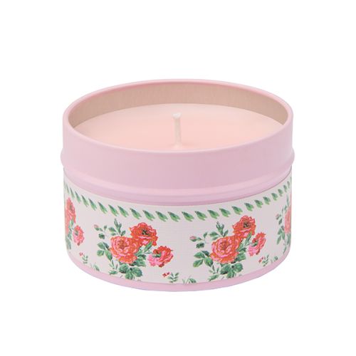 Cath Kidston Candles Coming Up Roses Candle Tin 100g (Pink)