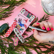 Load image into Gallery viewer, Nathalie Lete Christmas  8 Mini Nail Files in 4 Designs
