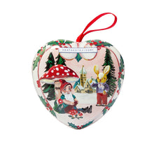 Load image into Gallery viewer, Nathalie Lete Christmas  Scented Soap in Heart Shaped Tin 90g
