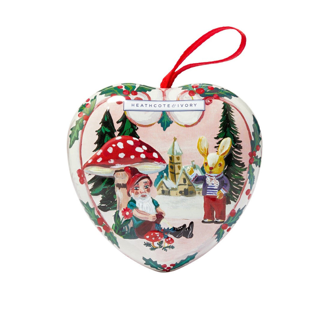 Nathalie Lete Christmas  Scented Soap in Heart Shaped Tin 90g