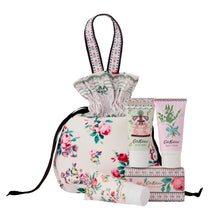 Load image into Gallery viewer, CK WILD FLOWERS WILD WOMEN Travel Beauty Pouch (Hand Cream 30ml, Body Cream 30ml, Body Wash 30ml, Scented Soap 100g)
