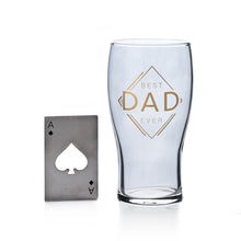 Load image into Gallery viewer, Hotchpotch Orion Beer Glass &amp; Opener Dad
