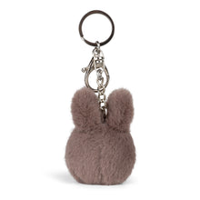 Load image into Gallery viewer, Miffy Fuzzy ECO Keyring Taupe 8 cm 3&quot;
