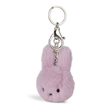 Load image into Gallery viewer, Miffy Fuzzy ECO Keyring Lilac 8 cm 3&quot;
