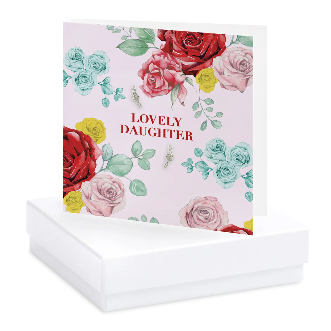 Bright Bloom Lovely Daughter Boxed Earrings