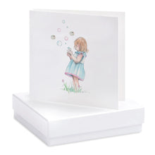 Load image into Gallery viewer, Boxed Bubble Girl Earring Card
