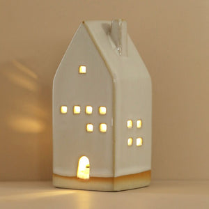 Ceramic House LED Decoration