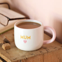 Load image into Gallery viewer, Ceramic Pink Heart Mum Mug
