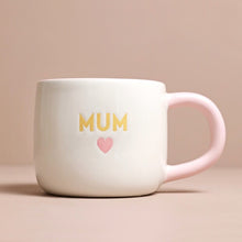 Load image into Gallery viewer, Ceramic Pink Heart Mum Mug
