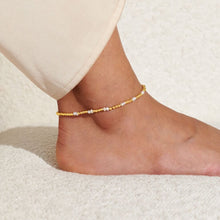 Load image into Gallery viewer, ANKLET  PEARL  Gold Plated  Anklet  23cm stretch
