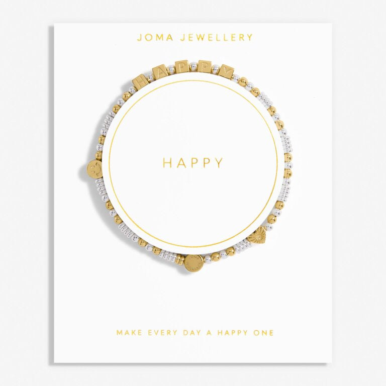 HAPPY LITTLE MOMENTS  FRIEND  Gold Plated  Bracelet