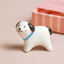 Load image into Gallery viewer, Tiny Matchbox Ceramic Dog Token

