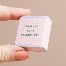 Load image into Gallery viewer, Tiny Matchbox Ceramic Champagne Token
