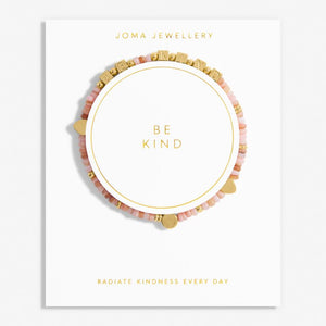 HAPPY LITTLE MOMENTS  BE KIND  Gold Plated  Bracelet