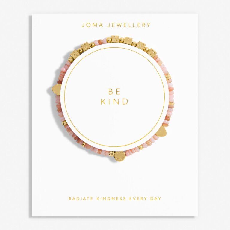 HAPPY LITTLE MOMENTS  BE KIND  Gold Plated  Bracelet