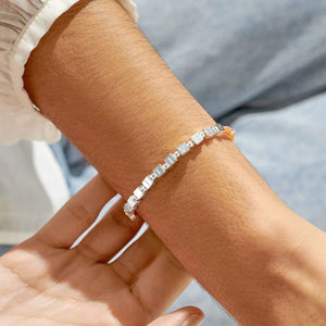 HAPPY LITTLE MOMENTS  POSITIVITY  Silver Plated  Bracelet
