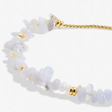 Load image into Gallery viewer, MAINFESTONES  BLUE AGATE  Gold Plated  Bracelet
