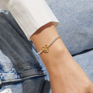 A LITTLE  SOULMATE  Silver and Gold Plated  Bracelet