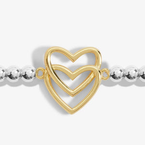 A LITTLE  SOULMATE  Silver and Gold Plated  Bracelet