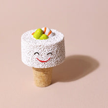 Load image into Gallery viewer, California Roll Sushi Cork Bottle Stopper
