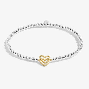 A LITTLE  SOULMATE  Silver and Gold Plated  Bracelet