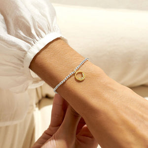 A LITTLE  COURAGE  Silver and Gold Plated  Bracelet
