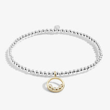 Load image into Gallery viewer, A LITTLE  COURAGE  Silver and Gold Plated  Bracelet
