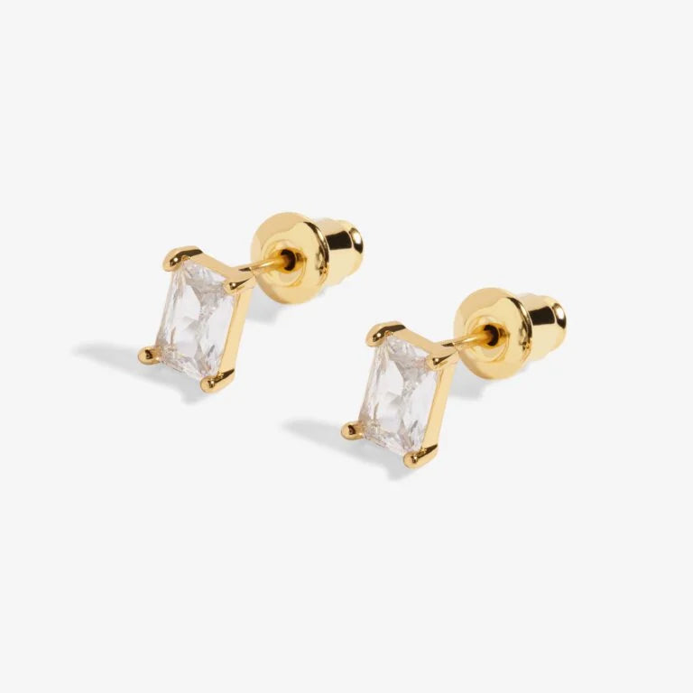 LOVE FROM YOUR LITTLE ONES  LOVE YOU LOTS MUM  Gold Plated  Stud Earrings