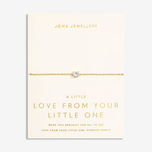 LOVE FROM YOUR LITTLE ONES  ONE  Gold Plated  Bracelet