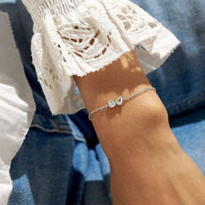 LOVE FROM YOUR LITTLE ONES  TWO  Silver Plated  Bracelet