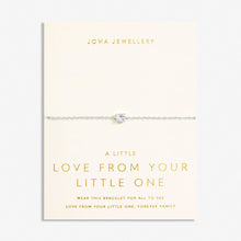 Load image into Gallery viewer, LOVE FROM YOUR LITTLE ONES  ONE  Silver Plated  Bracelet
