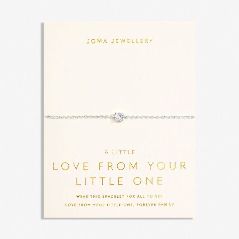 LOVE FROM YOUR LITTLE ONES  ONE  Silver Plated  Bracelet