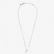 Load image into Gallery viewer, MOTHER&#39;S DAY A LITTLE NECKLACE  LOVE YOU TO THE MOON AND BACK MUM  Silver Plated  Necklace
